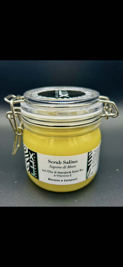SCRUB SALINO BANANA e LAMPONE 350ml